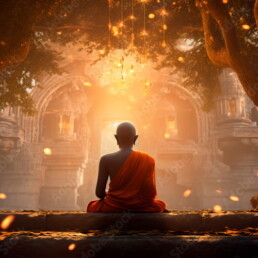 Meditation under the Sacred Tree: An Introduction to Enlightenment , Generative AI